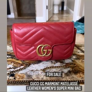 Gg Marmont mini red
